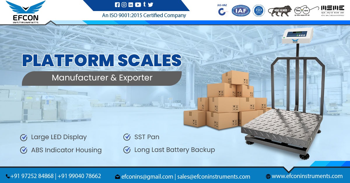 Platform Scales Manufacturer in India