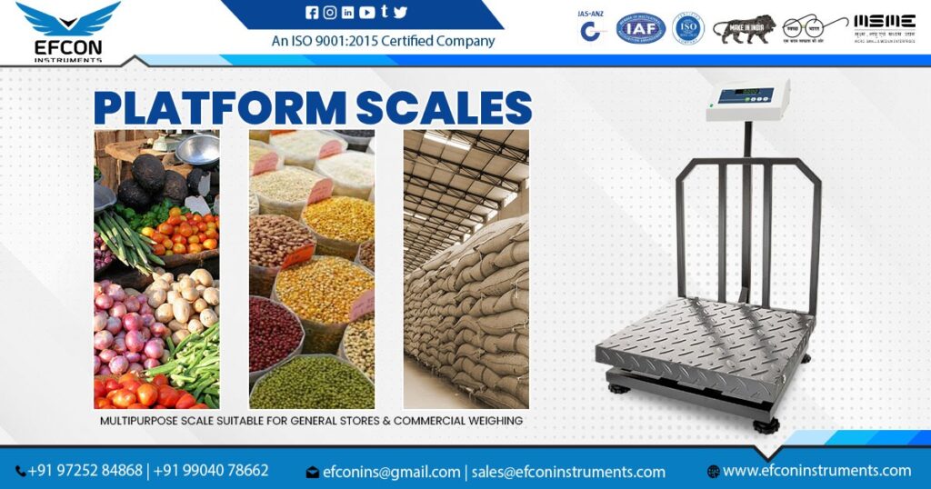 Platform Scale Supplier in Rajasthan Efcon Instruments