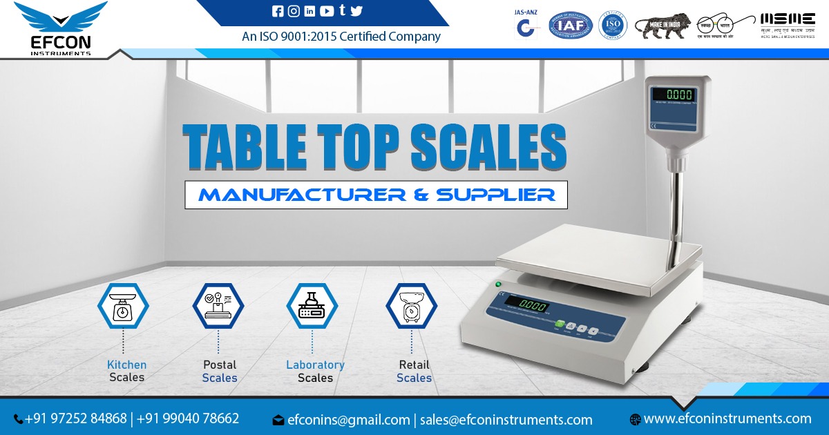 Top Supplier of Table Top Scale in Maharashtra