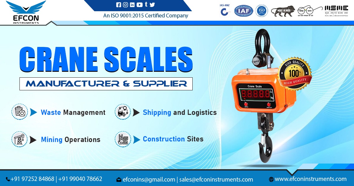Top Supplier of Crane Scale in Rajasthan
