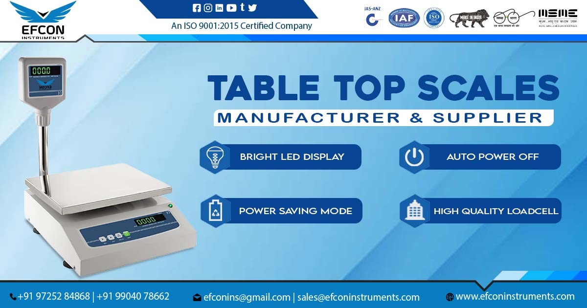 Supplier of Table Top Scale in Uttar Pradesh