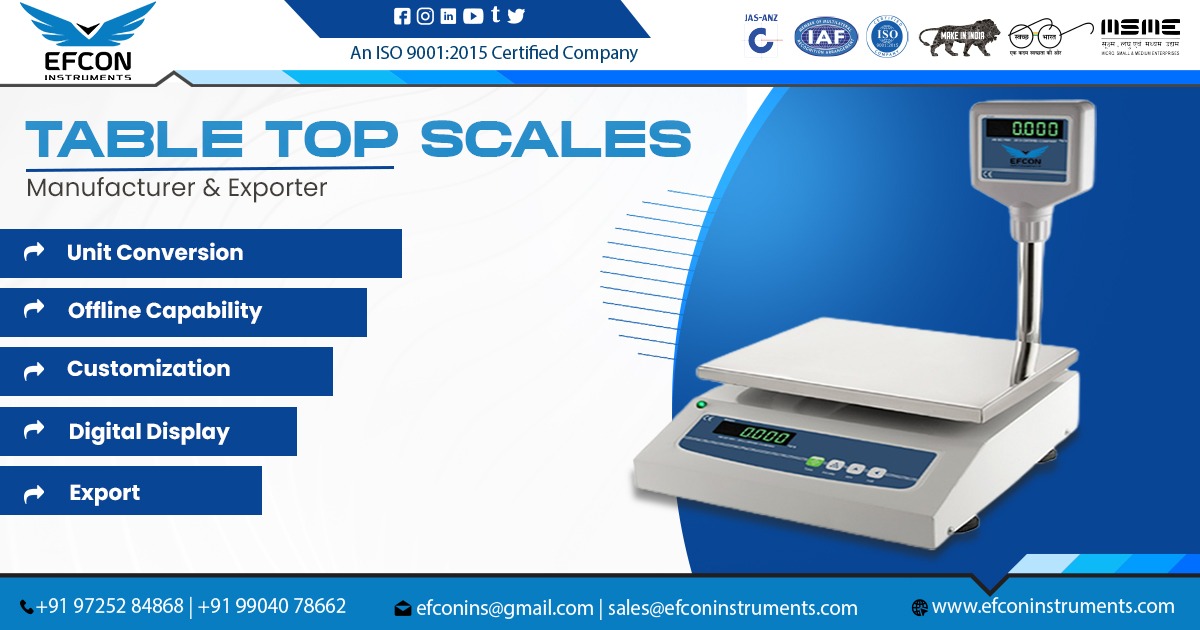 Supplier of Tabletop Scale in Bihar