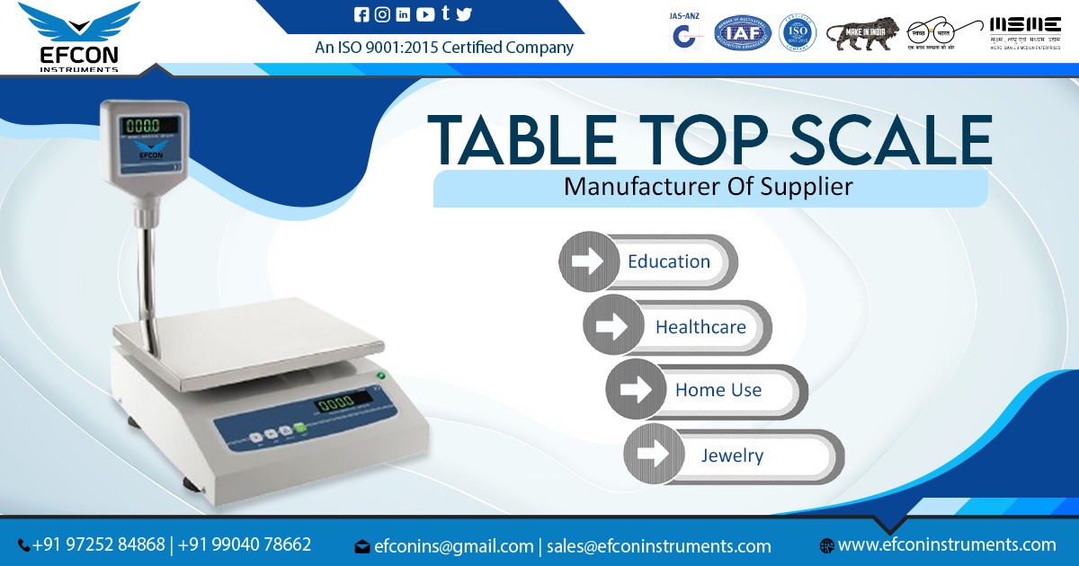 Supplier of Tabletop Scale in Punjab