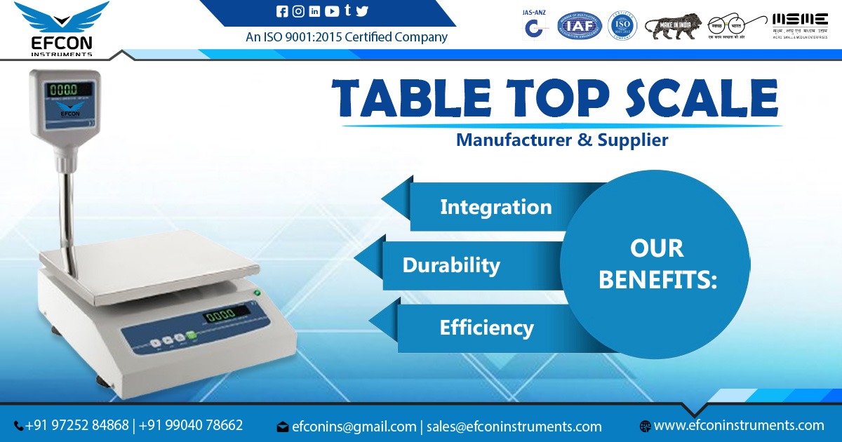 Supplier of Table Top Scale in Madhya Pradesh