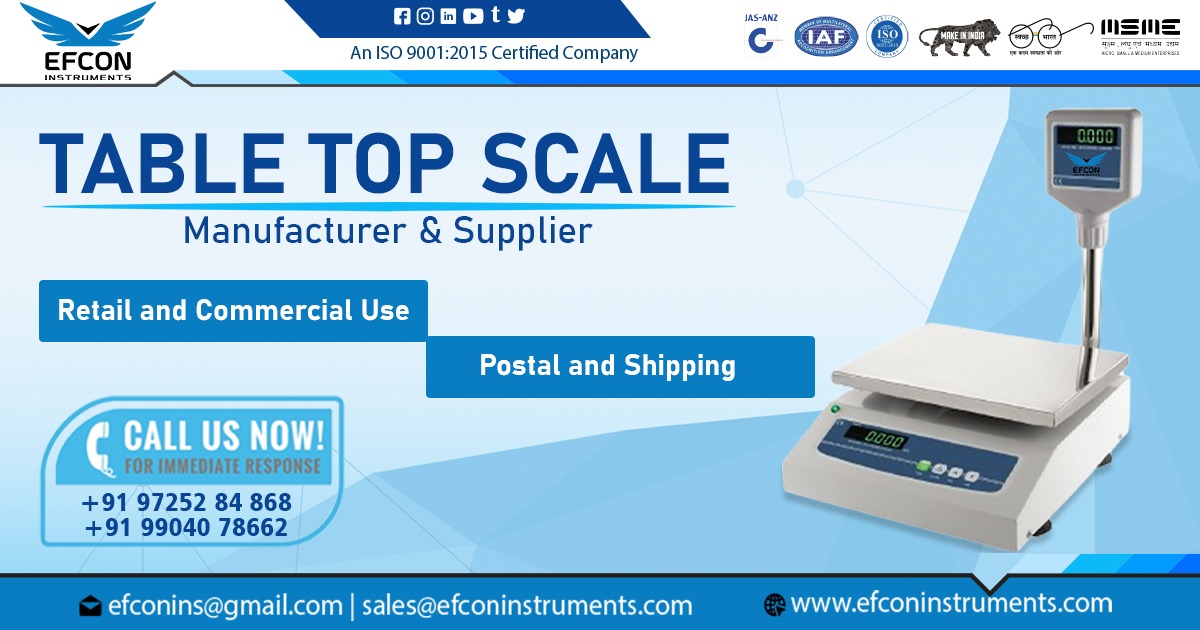 Supplier of Table Top Scale in Andhra Pradesh