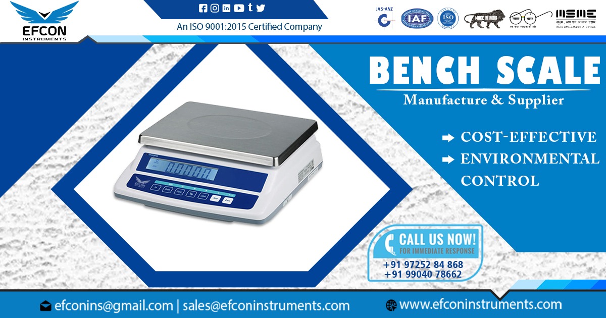 Supplier of Bench Scale in Rajasthan