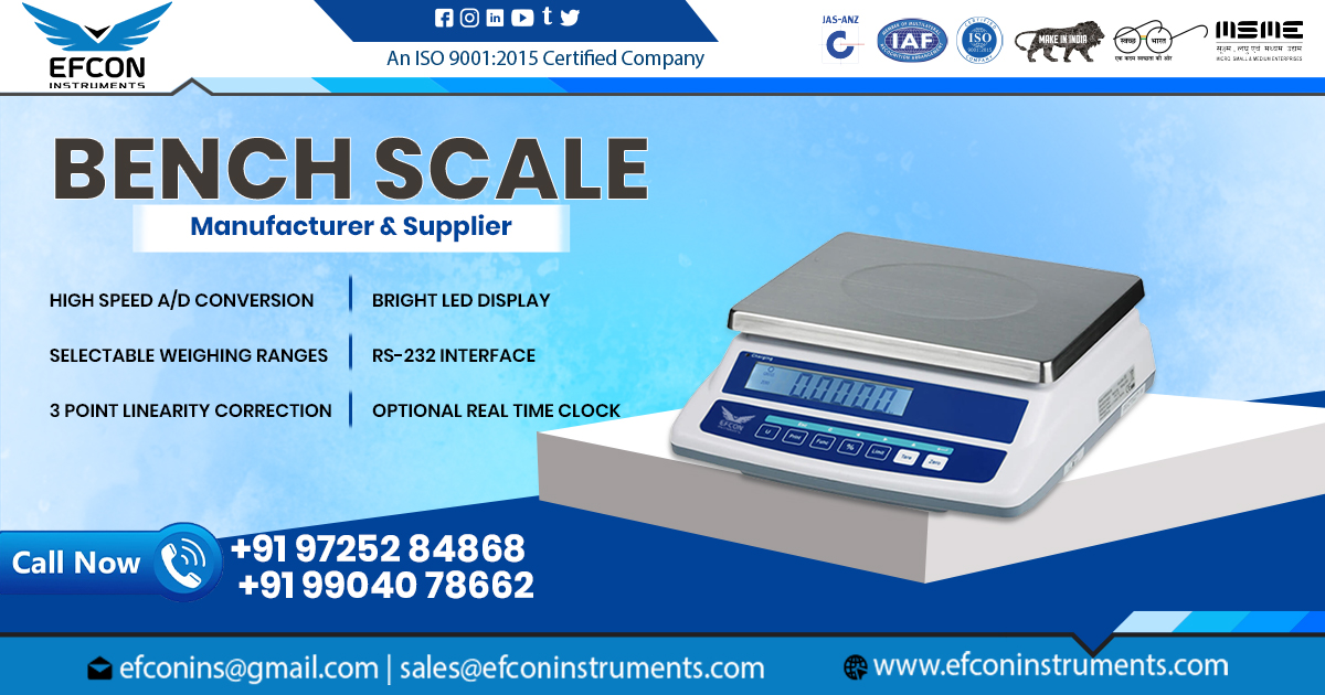 Supplier of Bench Scales in Tamil Nadu