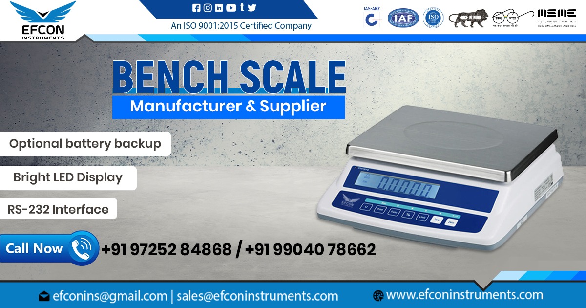 Supplier of Bench Scale in Sikkim