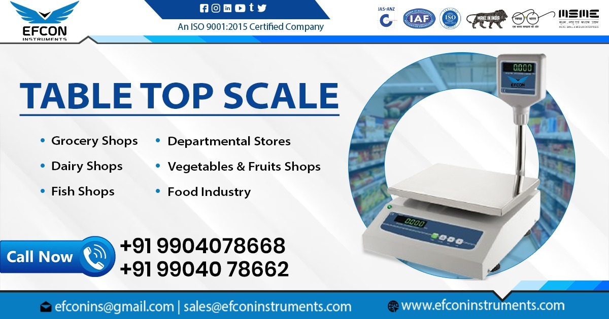 Supplier of Table Top Scale in Gujarat