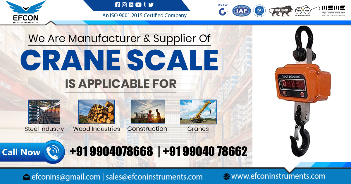 Supplier of Crane Scale in West Bengal