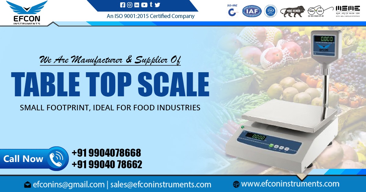 Table Top Scale Supplier in Madhya Pradesh