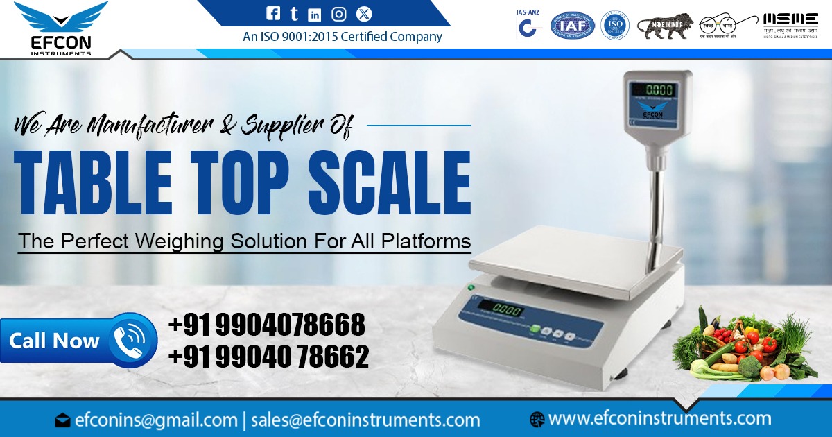 Supplier of Table Top Scale in Bihar