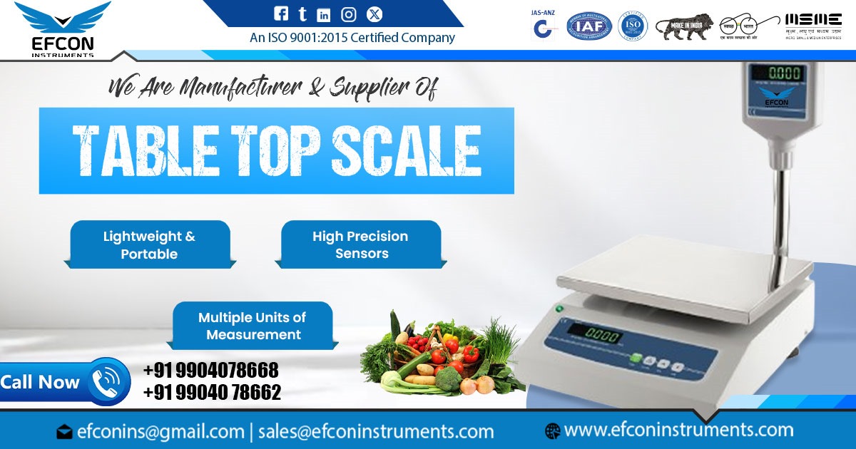 Supplier of Table Top Scale in West Bengal
