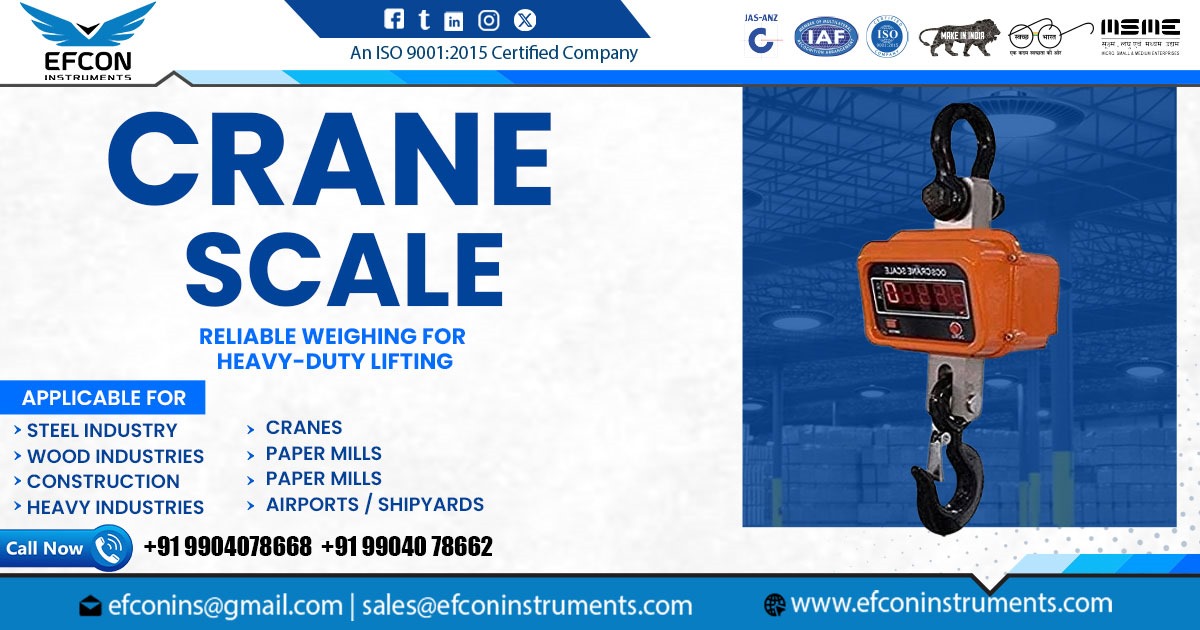 Supplier of Crane Scale in Sikkim
